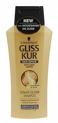 Aanbiedingen Gliss Kur Shampoo Ultimate Repair Overbelast En Stug Haar 250ml - Geldig van 26/12/2021 tot 21/01/2022 bij Drogisterij.net