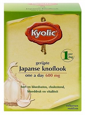 Aanbiedingen Kyolic One A Day Japanse Knoflook - Geldig van 26/12/2021 tot 21/01/2022 bij Drogisterij.net