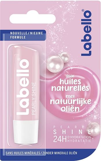 Aanbiedingen Labello Lippenbalsem Pearly Shine 48gram - Geldig van 26/12/2021 tot 21/01/2022 bij Drogisterij.net