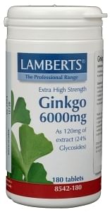 Aanbiedingen Lamberts Ginkgo 6000 8542-180 Tabletten - Geldig van 26/12/2021 tot 21/01/2022 bij Drogisterij.net