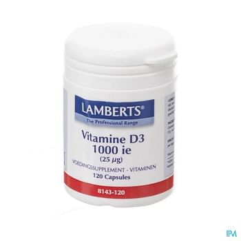 Aanbiedingen Lamberts Vitamine D3 1000ie 25mcg Capsules - Geldig van 26/12/2021 tot 21/01/2022 bij Drogisterij.net