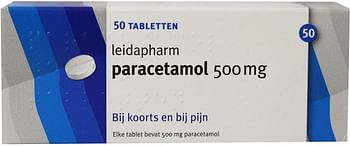 Aanbiedingen Leidapharm Paracetamol 500mg - Geldig van 26/12/2021 tot 21/01/2022 bij Drogisterij.net