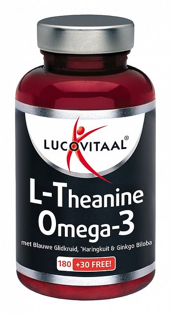 Aanbiedingen Lucovitaal L-theanine Omega 3 - Geldig van 26/12/2021 tot 21/01/2022 bij Drogisterij.net