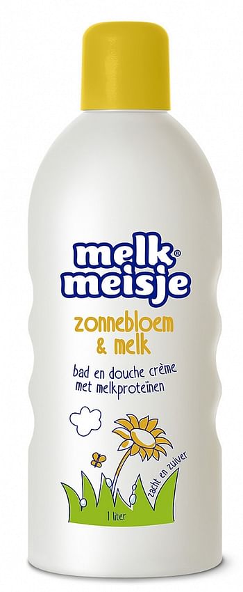 Aanbiedingen Melkmeisje Bad En Douche Zonnebloem En Melk 1000ml - Geldig van 26/12/2021 tot 21/01/2022 bij Drogisterij.net