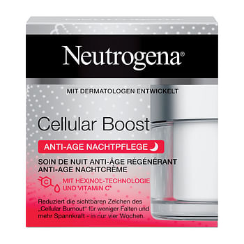 Aanbiedingen Neutrogena Cellular Boost Night Cream 50ml - Geldig van 26/12/2021 tot 21/01/2022 bij Drogisterij.net