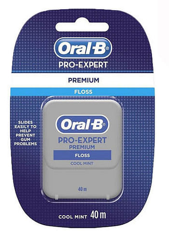Aanbiedingen Oral B Flosdraad Pro-expert Premium Cool Mint 40mtr - Geldig van 26/12/2021 tot 21/01/2022 bij Drogisterij.net
