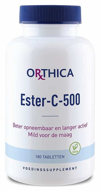 Aanbiedingen Orthica Ester-c-500 Tabletten - Geldig van 26/12/2021 tot 21/01/2022 bij Drogisterij.net