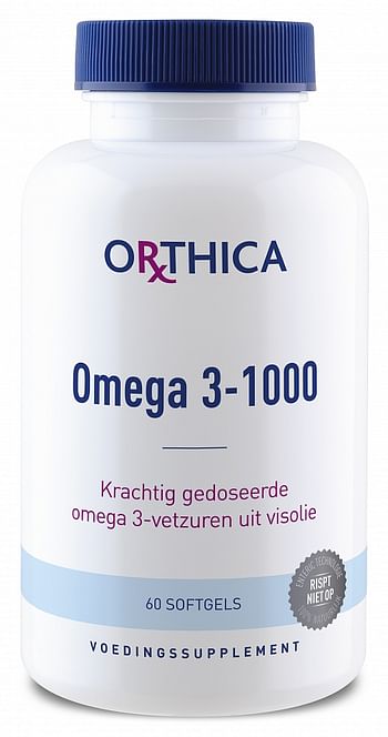 Aanbiedingen Orthica Omega 3-1000 Softgels - Geldig van 26/12/2021 tot 21/01/2022 bij Drogisterij.net