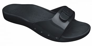 Aanbiedingen Scholl Footwear Sun Black Maat 37 - Geldig van 26/12/2021 tot 21/01/2022 bij Drogisterij.net