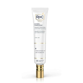 Aanbiedingen RoC Retinol Correxion Wrinkle Correct Daily Moisturizer 30 ml - Geldig van 27/12/2021 tot 22/01/2022 bij Plein