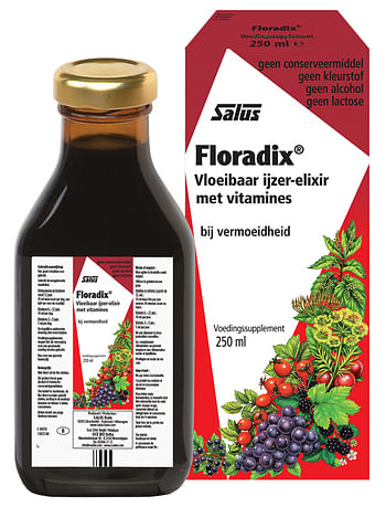 Aanbiedingen Salus Floradix Elixer - Geldig van 27/12/2021 tot 21/01/2022 bij Drogisterij.net