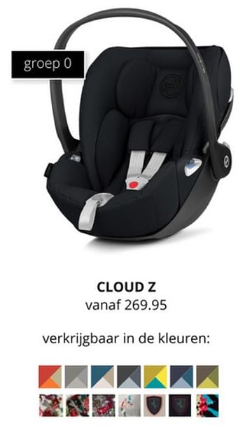 Aanbiedingen Cloud z - Cybex - Geldig van 26/12/2021 tot 08/01/2022 bij Baby & Tiener Megastore