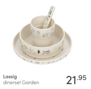 Aanbiedingen Lassig dinerset garden - Lassig - Geldig van 26/12/2021 tot 08/01/2022 bij Baby & Tiener Megastore