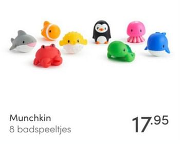 Aanbiedingen Munchkin 8 badspeeltjes - Munchkin - Geldig van 26/12/2021 tot 08/01/2022 bij Baby & Tiener Megastore