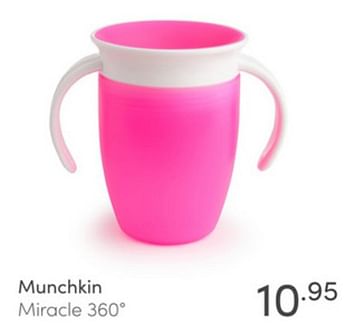 Aanbiedingen Munchkin miracle 360° - Munchkin - Geldig van 26/12/2021 tot 08/01/2022 bij Baby & Tiener Megastore