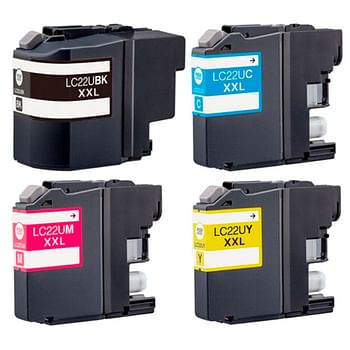 Aanbiedingen Compatible Brother LC-22U XL inktcartridges voordeelbundel (inktcartridges) Alleeninkt - Geldig van 03/12/2021 tot 21/01/2022 bij Alleeninkt