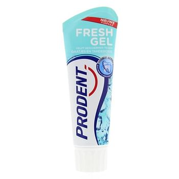 Aanbiedingen Prodent Tandpasta Freshgel 75ml - Geldig van 03/12/2021 tot 25/12/2021 bij Drogisterij.net