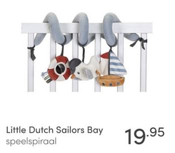 Aanbiedingen Little dutch sailors bay speelspiraal - Little Dutch - Geldig van 26/12/2021 tot 08/01/2022 bij Baby & Tiener Megastore
