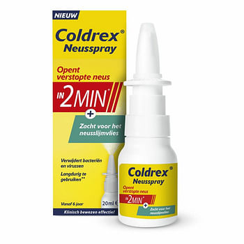Aanbiedingen Coldrex Neusspray 2 in 1 20 ml - Geldig van 09/12/2021 tot 22/01/2022 bij Plein