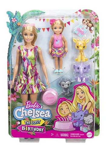 Aanbiedingen The Lost Birthday - Barbie & Chelsea speelset - Geldig van 12/04/2021 tot 26/04/2021 bij ToyChamp