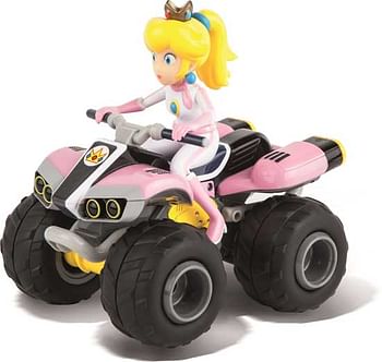 Aanbiedingen Carrera Mario Kart RC Peach quad - Carrera - Geldig van 12/04/2021 tot 26/04/2021 bij ToyChamp