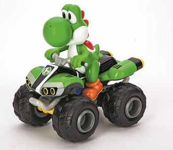 Aanbiedingen Carrera Mario Kart RC Yoshi quad - Carrera - Geldig van 12/04/2021 tot 26/04/2021 bij ToyChamp