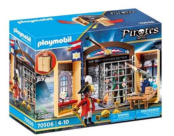 Aanbiedingen 70506 Speelbox Piratenavontuur - Playmobil - Geldig van 12/04/2021 tot 26/04/2021 bij ToyChamp