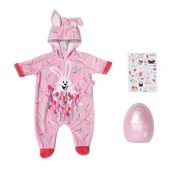 Aanbiedingen BABY born Pasen - Paasei outfit 43cm met stickerve - Geldig van 12/04/2021 tot 26/04/2021 bij ToyChamp