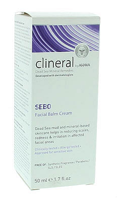 Aanbiedingen Ahava Clineral Sebo Facial Balm Cream 50ml - Geldig van 21/05/2021 tot 13/08/2021 bij Drogisterij.net
