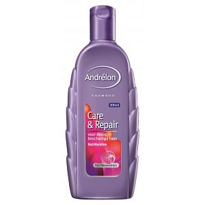 Aanbiedingen Andrelon Shampoo Care And Repair 300ml - Geldig van 21/05/2021 tot 13/08/2021 bij Drogisterij.net