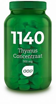 Aanbiedingen AOV 1140 Thymus Consentraat 300mg Capsules - Geldig van 21/05/2021 tot 13/08/2021 bij Drogisterij.net