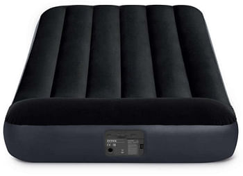 Aanbiedingen Intex luchtbed Dura Beam Pillow Rest Classic 99 x 191 cm PVC zwart - Geldig van 21/05/2021 tot 04/08/2021 bij Camping Pro