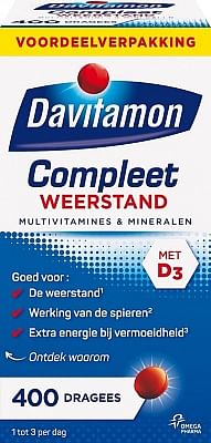 Aanbiedingen Davitamon Compleet Weerstand - Geldig van 29/05/2021 tot 13/08/2021 bij Drogisterij.net