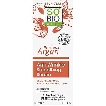 Aanbiedingen SOBiO etic Smooting Serum Anti Wrinkle 30ml - Geldig van 29/05/2021 tot 13/08/2021 bij Drogisterij.net
