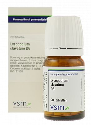 Aanbiedingen VSM Lycopodium Clavatum D6 Tabletten - Geldig van 29/05/2021 tot 13/08/2021 bij Drogisterij.net