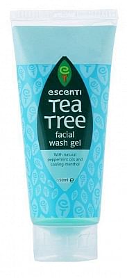 Aanbiedingen Escenti Tea Tree Facial Wash Gel 150ml - Geldig van 30/05/2021 tot 13/08/2021 bij Drogisterij.net