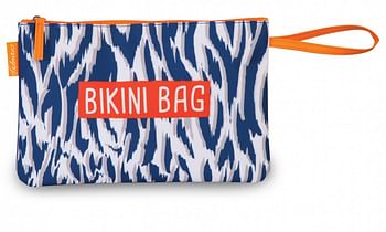 Aanbiedingen Fabrizio clutch Bikini Bag 30 x 20 cm oranje/blauw - Geldig van 30/05/2021 tot 03/07/2021 bij Camping Pro
