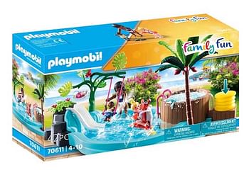 Aanbiedingen 70611 Kinderzwembad met whirlpool - Geldig van 15/06/2021 tot 18/07/2021 bij ToyChamp