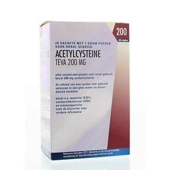 Aanbiedingen Pharmachemie Acetylcysteine 200 Mg - Geldig van 14/07/2021 tot 13/08/2021 bij Drogisterij.net
