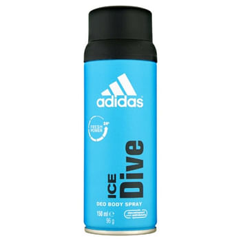 Aanbiedingen Adidas Ice Dive Bodyspray Man 150ml - Geldig van 15/08/2021 tot 20/12/2021 bij Drogisterij.net
