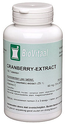 Aanbiedingen Biovitaal Cranberry Extract - Geldig van 15/08/2021 tot 14/11/2021 bij Drogisterij.net