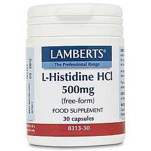 Aanbiedingen Lamberts L Histidine 500 8313 Capsules - Geldig van 15/08/2021 tot 14/11/2021 bij Drogisterij.net