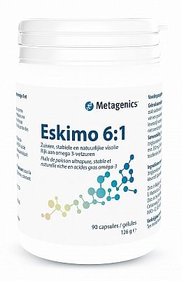 Aanbiedingen Metagenics Eskimo 3 6:1 Capsules - Geldig van 15/08/2021 tot 14/11/2021 bij Drogisterij.net