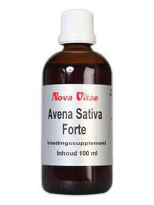 Aanbiedingen Nova Vitae Avena Sativa Forte - Geldig van 15/08/2021 tot 13/11/2021 bij Drogisterij.net