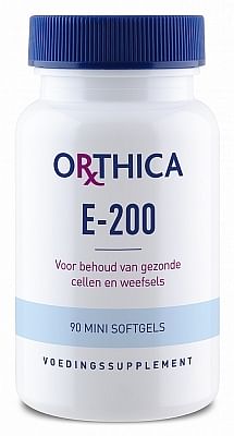 Aanbiedingen Orthica Vitamine E200 Capsules - Geldig van 15/08/2021 tot 21/01/2022 bij Drogisterij.net