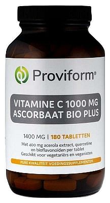 Aanbiedingen Proviform Vitamine C 1000mg Ascorba Bio Plus - Geldig van 15/08/2021 tot 14/11/2021 bij Drogisterij.net