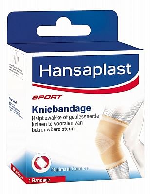 Aanbiedingen Hansaplast Sport Knieband Large - Geldig van 16/08/2021 tot 21/01/2022 bij Drogisterij.net