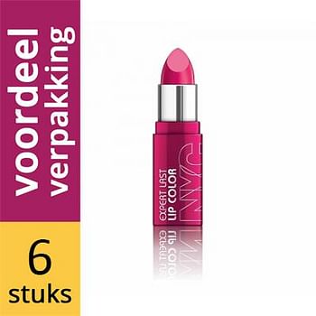 Aanbiedingen Nyc Expert Last Lip Colour Lipstick 404 Air Kiss - Geldig van 16/08/2021 tot 21/01/2022 bij Drogisterij.net