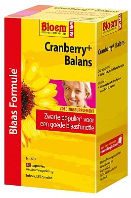 Aanbiedingen Bloem Cranberry Balans - Geldig van 22/08/2021 tot 30/11/2021 bij Drogisterij.net