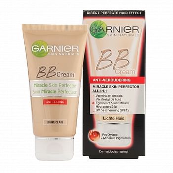 Aanbiedingen Garnier Skin Naturals Anti Veroudering BB Cream Licht 50ml - Geldig van 24/08/2021 tot 06/12/2021 bij Drogisterij.net